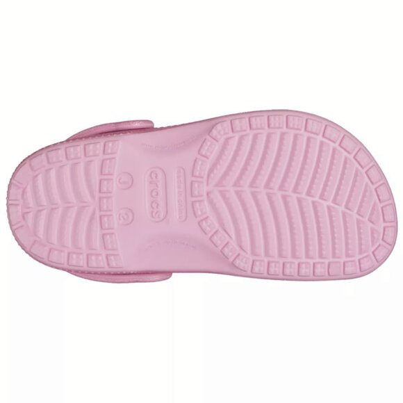 NEW Crocs Sizes C11 - J1 Kids' Classic Glitter Clog - Pink Tweed Glitter - Picture 7 of 7